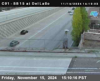 SB 15 at Del Lago bridge