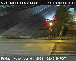 SB 15 at Del Lago bridge