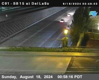 SB 15 at Del Lago bridge