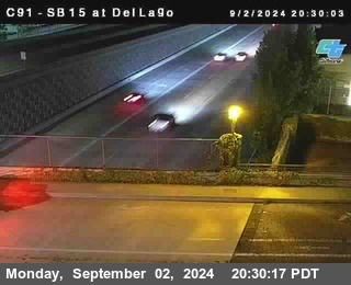 SB 15 at Del Lago bridge