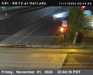 SB 15 at Del Lago bridge