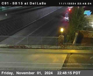 SB 15 at Del Lago bridge