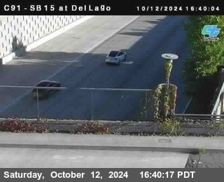 SB 15 at Del Lago bridge