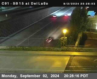 SB 15 at Del Lago bridge