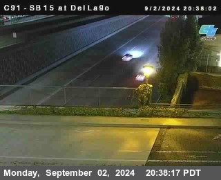 SB 15 at Del Lago bridge