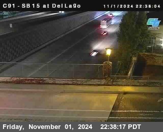 SB 15 at Del Lago bridge