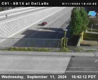 SB 15 at Del Lago bridge