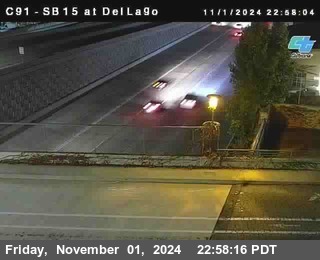 SB 15 at Del Lago bridge