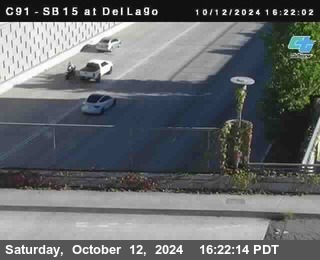 SB 15 at Del Lago bridge