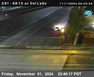 SB 15 at Del Lago bridge