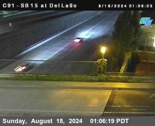 SB 15 at Del Lago bridge