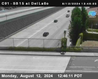 SB 15 at Del Lago bridge