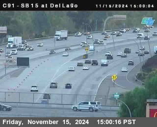 SB 15 at Del Lago bridge