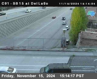 SB 15 at Del Lago bridge