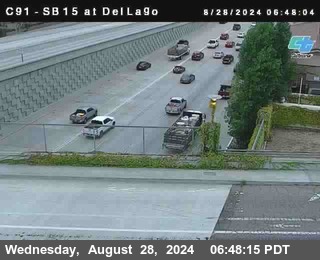 SB 15 at Del Lago bridge