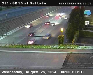 SB 15 at Del Lago bridge