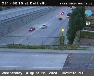 SB 15 at Del Lago bridge