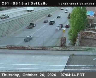 SB 15 at Del Lago bridge