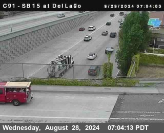 SB 15 at Del Lago bridge