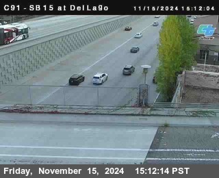 SB 15 at Del Lago bridge