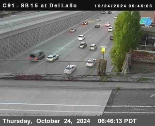 SB 15 at Del Lago bridge