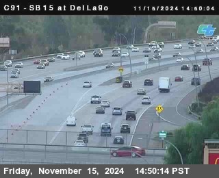 SB 15 at Del Lago bridge