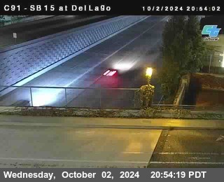 SB 15 at Del Lago bridge