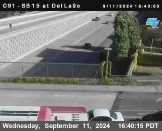 SB 15 at Del Lago bridge