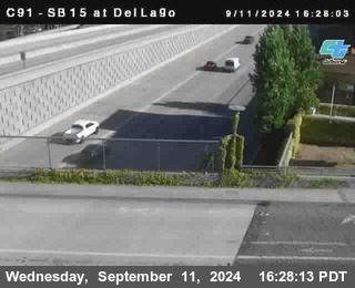 SB 15 at Del Lago bridge