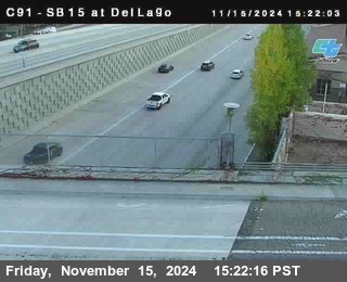 SB 15 at Del Lago bridge