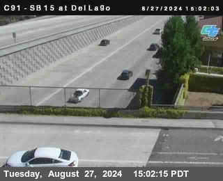 SB 15 at Del Lago bridge