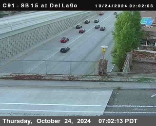 SB 15 at Del Lago bridge