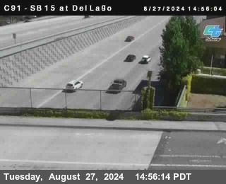 SB 15 at Del Lago bridge