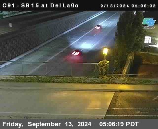 SB 15 at Del Lago bridge