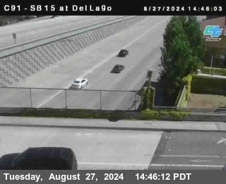 SB 15 at Del Lago bridge