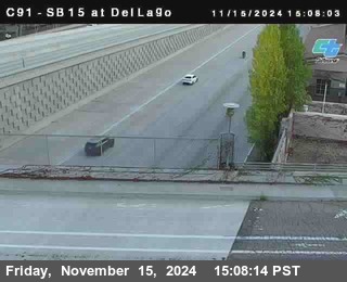 SB 15 at Del Lago bridge