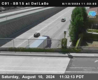 SB 15 at Del Lago bridge