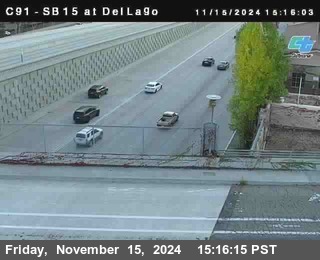 SB 15 at Del Lago bridge