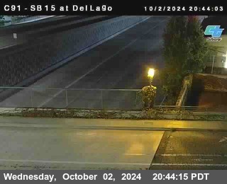 SB 15 at Del Lago bridge