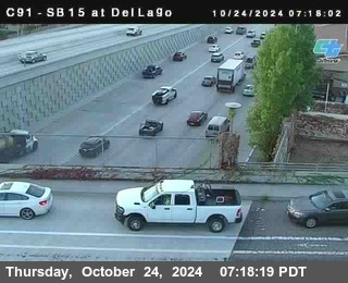 SB 15 at Del Lago bridge