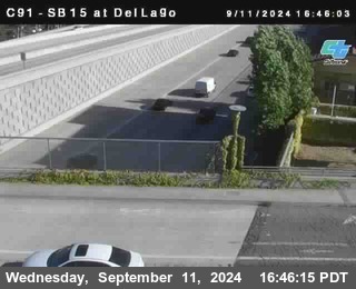 SB 15 at Del Lago bridge