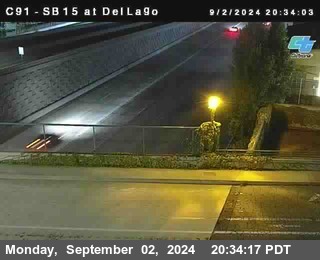 SB 15 at Del Lago bridge