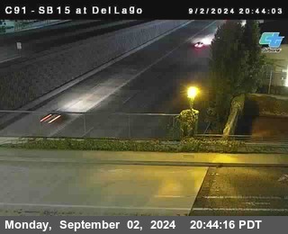 SB 15 at Del Lago bridge