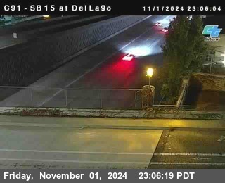 SB 15 at Del Lago bridge