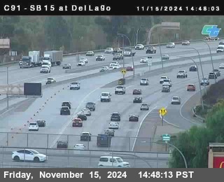 SB 15 at Del Lago bridge