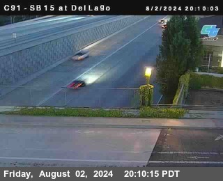 SB 15 at Del Lago bridge