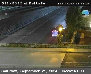 SB 15 at Del Lago bridge