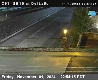 SB 15 at Del Lago bridge