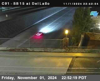 SB 15 at Del Lago bridge