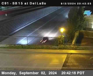 SB 15 at Del Lago bridge